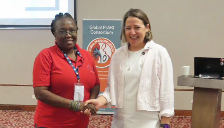 Kidney Kind Champion Award made at PrAKI workshop in Zambia